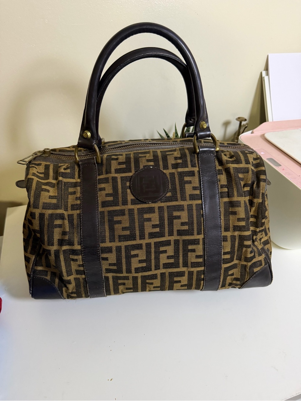 Fendi zucca FF Boston